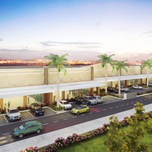 Vista de cima Render